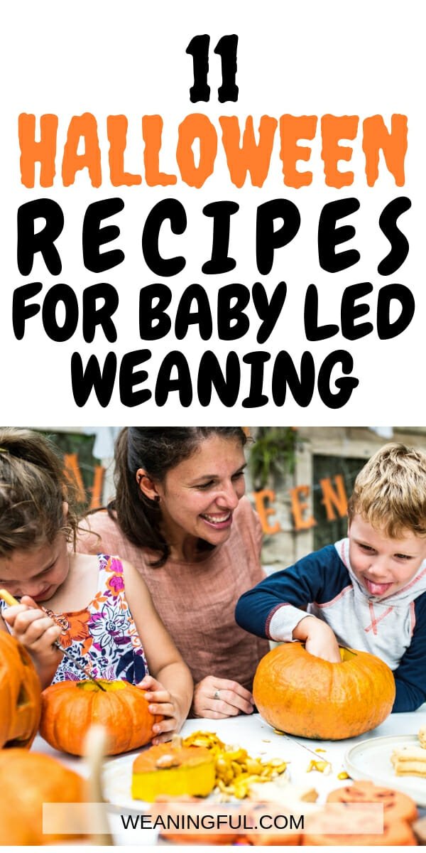 These Halloween recipes are geat for baby led weaning . They're packed with flavour and tasty, perfect for finger foods and first foods.