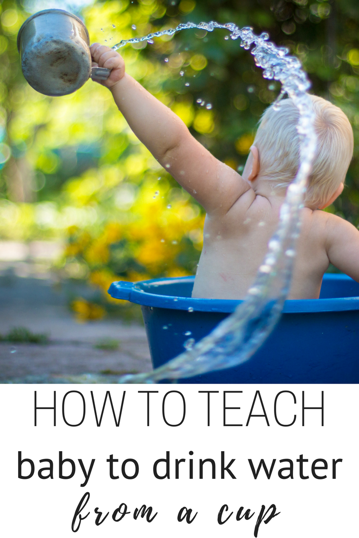 HOW TO TEACH baby to drink water from a cup