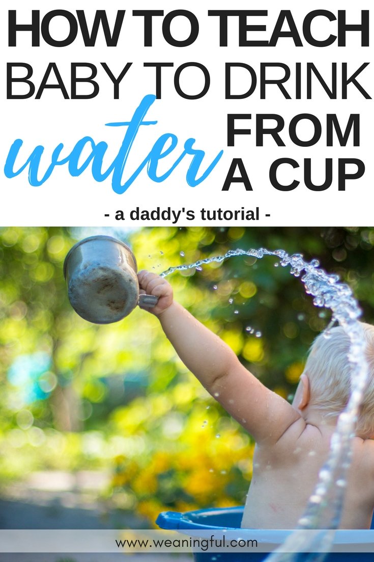 Introducing solids at 6 months+ and baby led weaning advice and tips on how to teach baby to drink from a cup