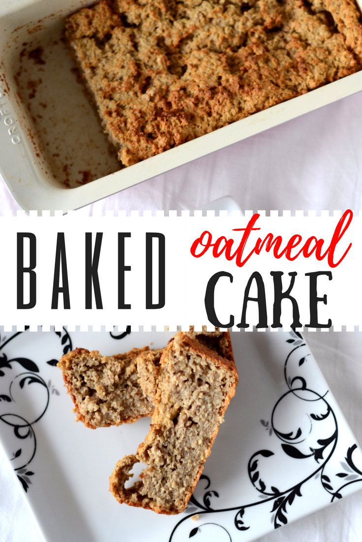 baked oatmeal cake