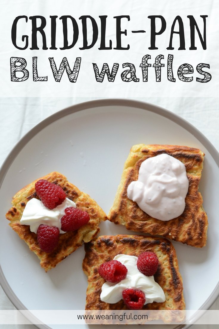 blw waffles made in a griddle pan