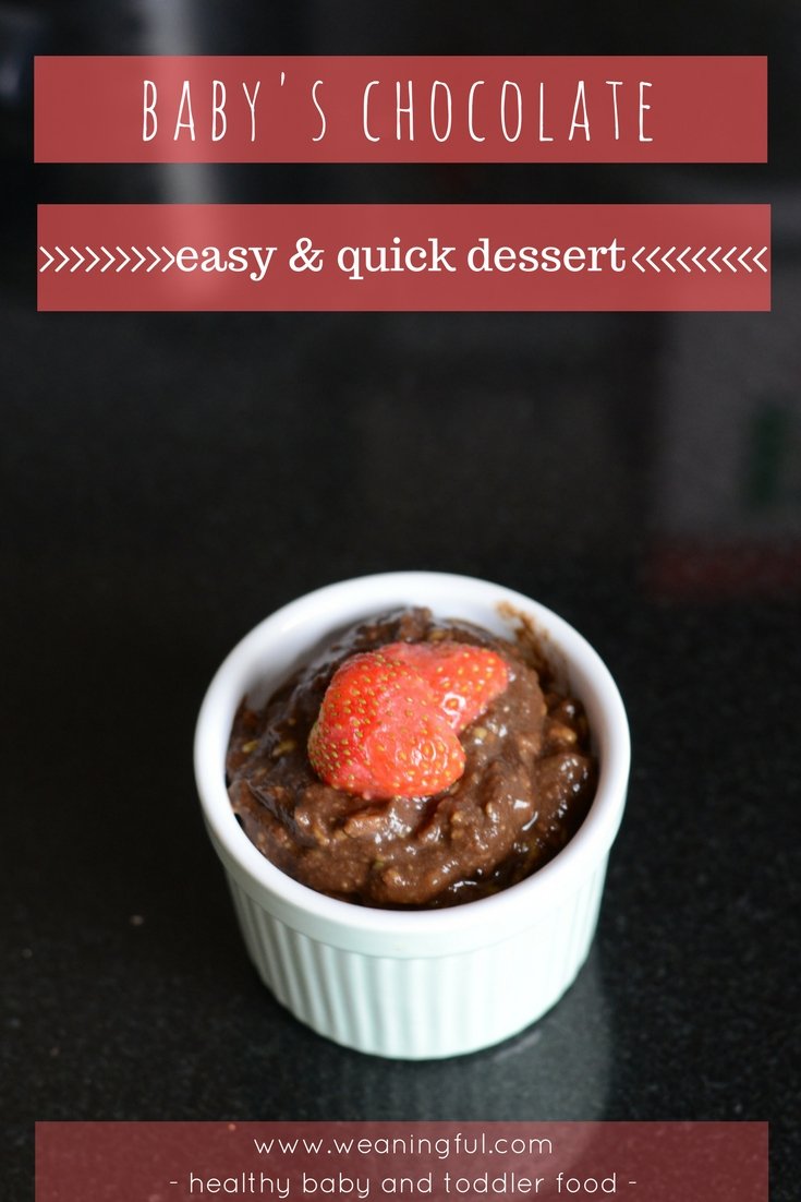baby's chocolate - healthy homemade baby and toddler food