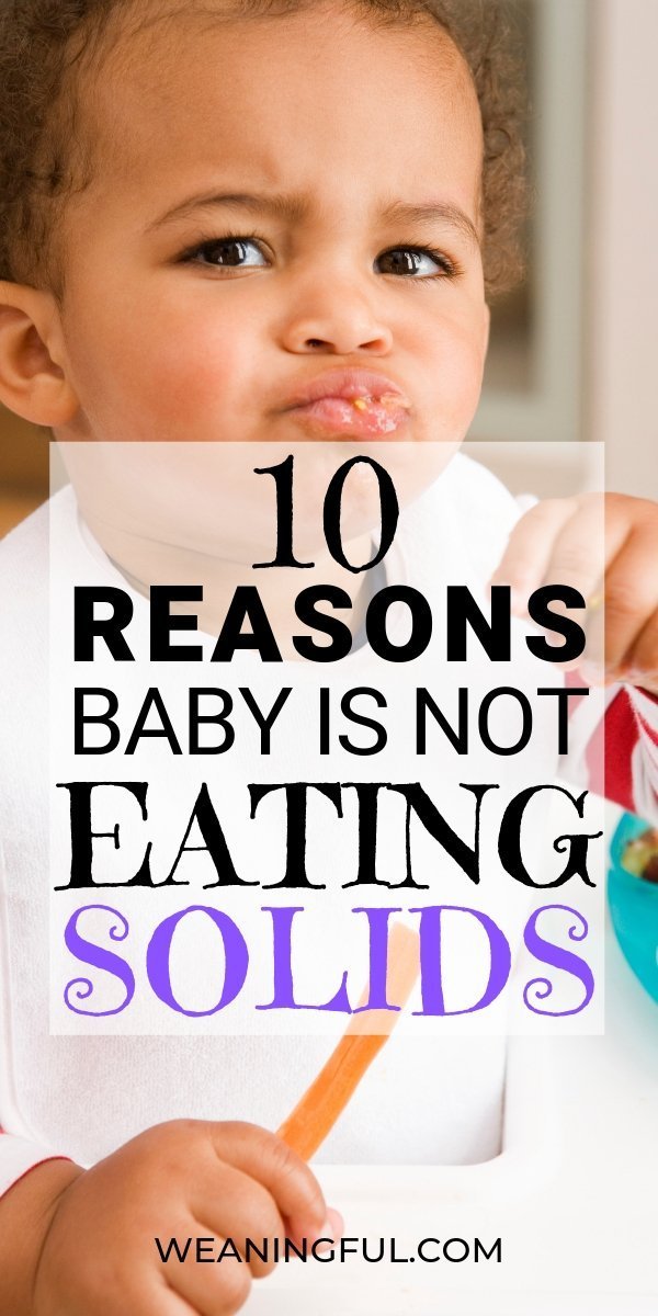 Started solids with your little one and he's not having any of it? First foods after 6 months can be a journey full of obstacles and worry. Find out why your baby isn't into first foods sometimes.