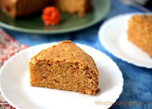 eggless carrot cake baby led weaning first foods finger foods