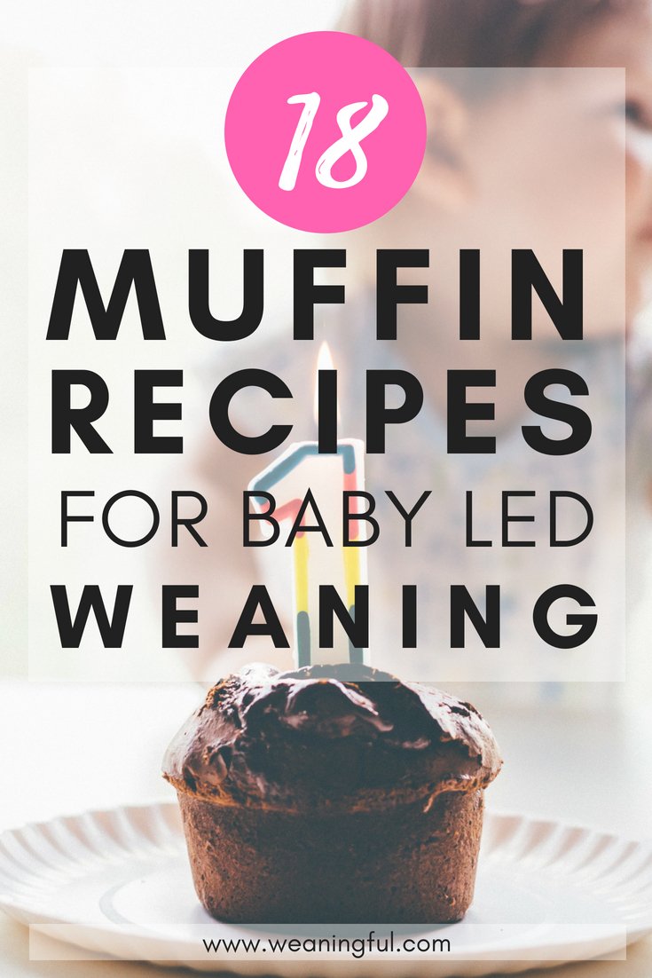 18 muffin recipes for baby led weaning beginners and starting solids at 6 months. Baby led weaning first foods or finger foods ideas and meals