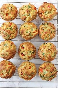 Spinach and cheese muffins great for baby led weaning first foods and finger foods