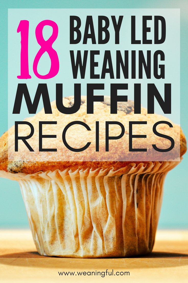 These baby led weaning muffins are great when introducing solids after 6 months. They make great finger food or first foods for babies with no teeth - Baby led weaning recipes, meals and starting solids -