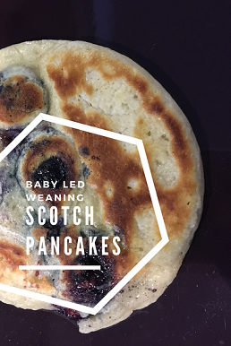 scotch pancakes baby led weaning pancakes recipe - great finger food and first food for introducing solids at 6 months+