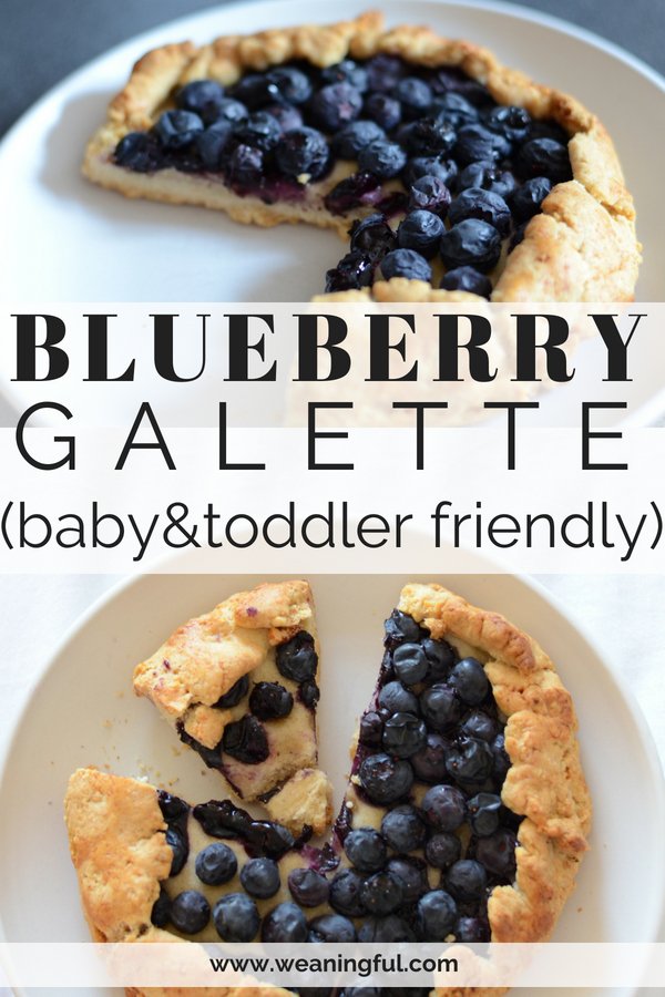 This baby friendly dessert is perfect finger food for baby led weaning and great when introducing solids at 6 months+. It's also good for practising the pincer grasp, as babies will go for the blueberries on top.