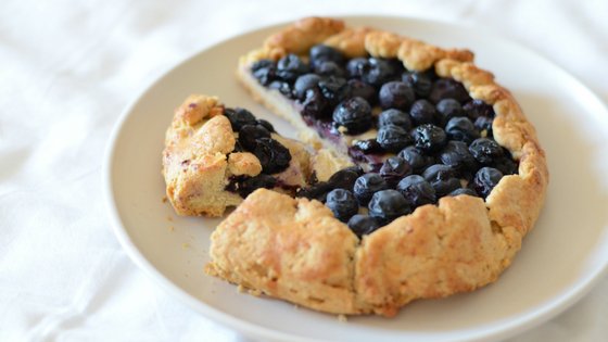 blueberry galette