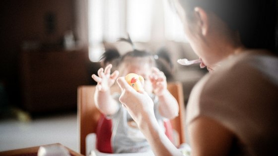 picky eater in highchair
