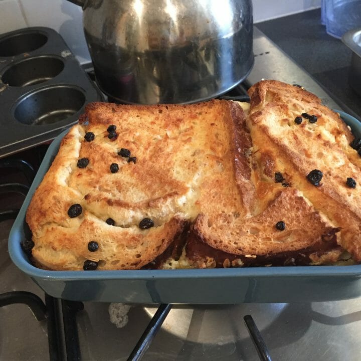 Bread and butter pudding