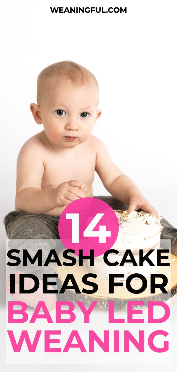 Looking for a smash cake recipe that is both healthy and perfect for baby led weaning? This post has 14 of them, great for baby's first birthday or other celebrations involving children.