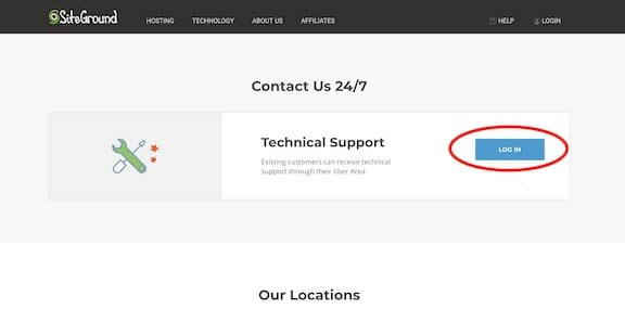 start a blog with siteground