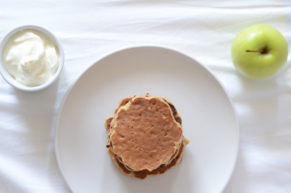 Baby and toddler pancakes for baby led weaning.