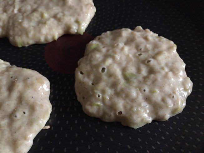 turn pancakes when bubbles appear