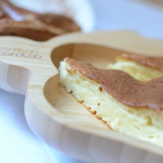 section of the yogurt cake suitable from 6 months and up